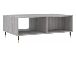 Mesa de centro madera de ingeniería gris Sonoma 90x60x35 cm
