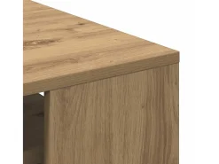 Mesa de centro madera de ingeniería roble artisan 55x55x42 cm
