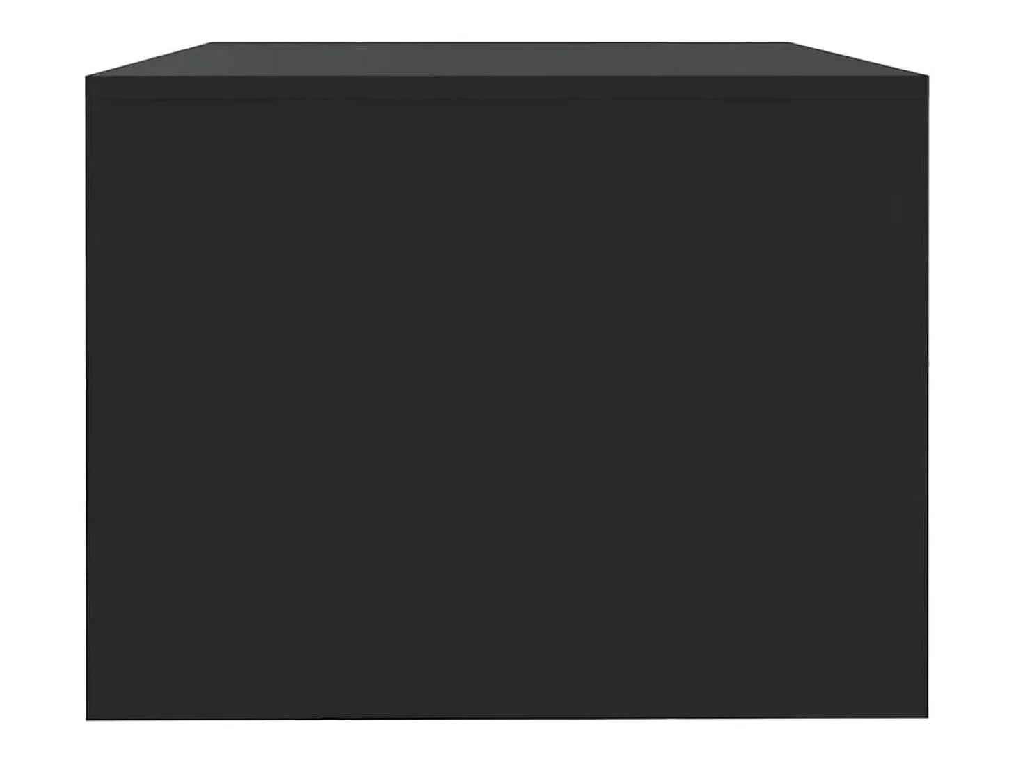 Mesa de centro madera de ingeniería negra 102x55x42 cm