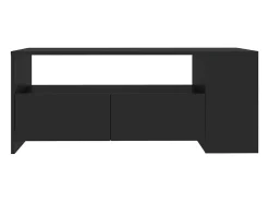 Mesa de centro madera de ingeniería negra 102x55x42 cm