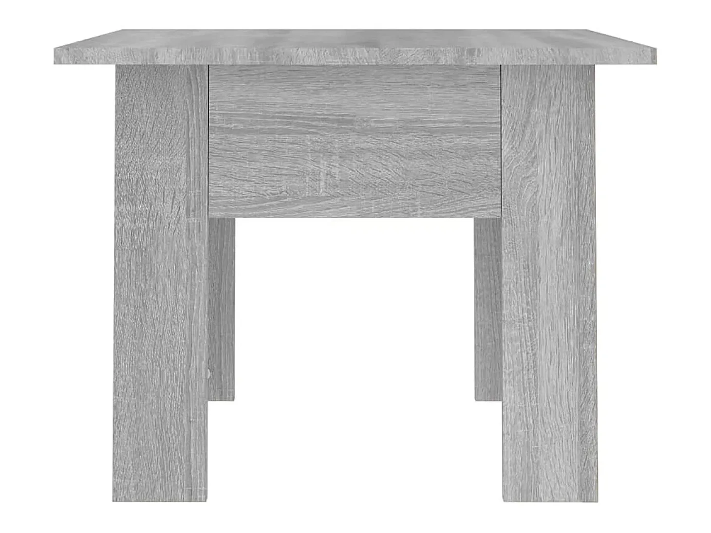 Mesa de centro madera de ingeniería gris Sonoma 55x55x42 cm