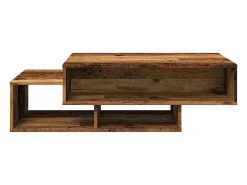 Mesa de centro madera de ingeniería envejecida 105x55x32 cm