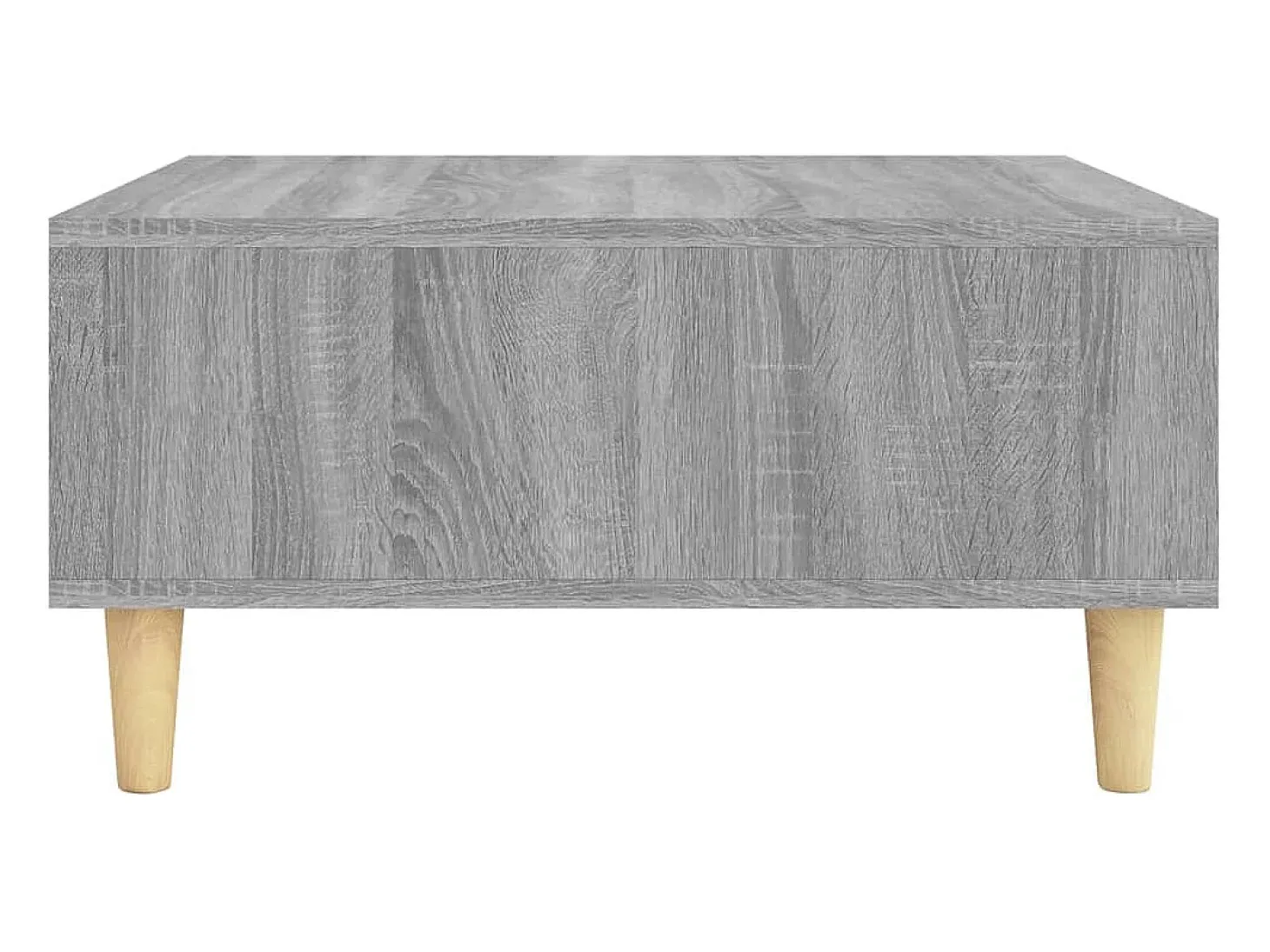 Mesa de centro madera de ingeniería gris Sonoma 60x60x30 cm