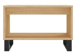 Mesa de centro madera de ingeniería roble Sonoma 60x50x40 cm