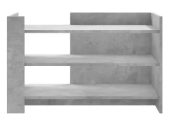 Mesa de centro madera de ingeniería gris hormigón 80x50x50 cm