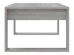 Mesa de centro madera de ingeniería gris Sonoma 102x50x35 cm