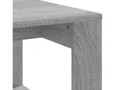 Mesa de centro madera de ingeniería gris Sonoma 102x50x35 cm