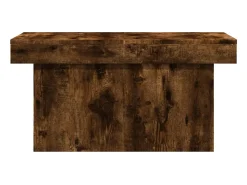 Mesa de centro madera de ingeniería roble ahumado 80x55x40 cm