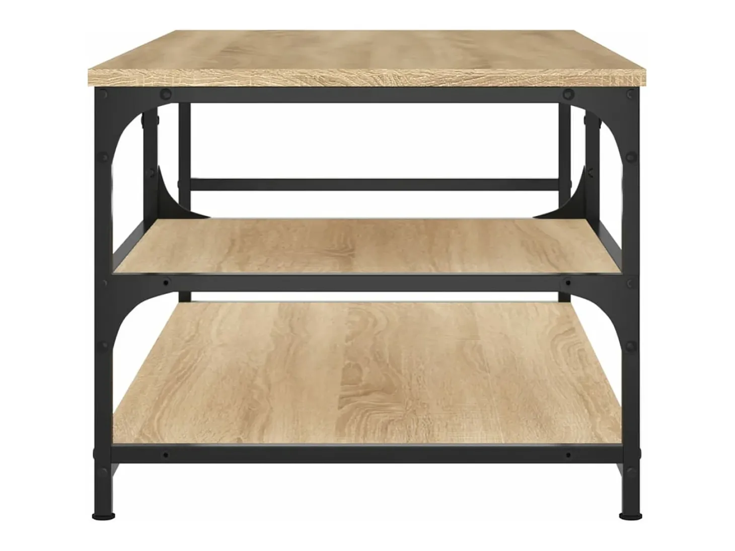 Mesa de centro madera de ingeniería roble Sonoma 90x49x40 cm