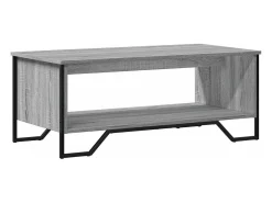 Mesa de centro madera de ingeniería gris Sonoma 100x51x40 cm