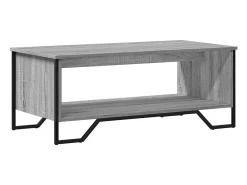 Mesa de centro madera de ingeniería gris Sonoma 100x51x40 cm