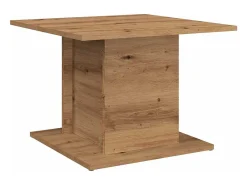 Mesa de centro madera ingeniería roble artisan 55,5x55,5x40 cm