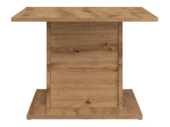 Mesa de centro madera ingeniería roble artisan 55,5x55,5x40 cm