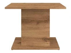 Mesa de centro madera ingeniería roble artisan 55,5x55,5x40 cm