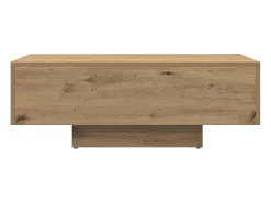 Mesa de centro madera ingeniería roble artisan 85x55x31 cm