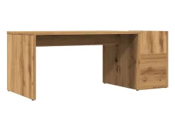 Mesa de centro madera ingeniería roble artisian 90x45x35 cm