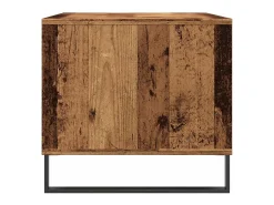 Mesa de centro madera ingeniería madera envejecida 90x49x45 cm