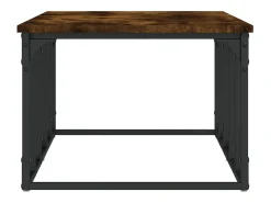 Mesa de centro madera ingeniería roble ahumado 100x50x35,5 cm