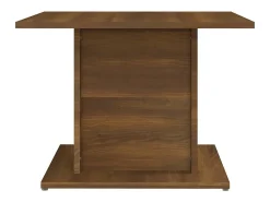 Mesa de centro madera ingeniería marrón roble 55,5x55,5x40 cm