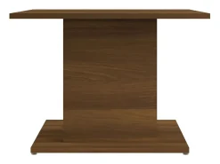 Mesa de centro madera ingeniería marrón roble 55,5x55,5x40 cm