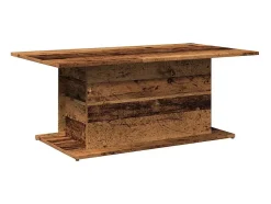Mesa de centro madera ingeniería envejecida 102x55,5x40 cm