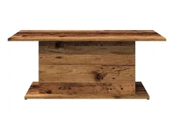 Mesa de centro madera ingeniería envejecida 102x55,5x40 cm