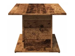 Mesa de centro madera ingeniería envejecida 102x55,5x40 cm