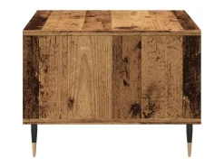 Mesa de centro madera ingeniería madera envejecida 60x50x36,5cm