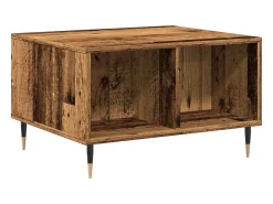 Mesa de centro madera ingeniería madera envejecida 60x50x36,5cm