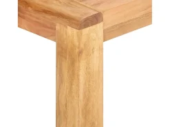 Mesa de centro madera maciza acacia acabado miel 110x60x35 cm