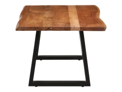 Mesa de centro madera maciza acacia 110x55x40 cm