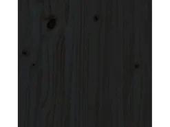Mesa de centro madera maciza de pino negro 80x55x40,5 cm