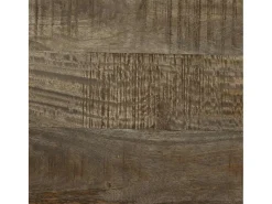 Mesa de centro madera maciza de mango gris claro 80x54x40 cm