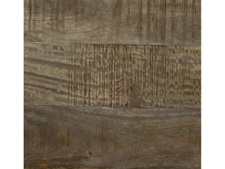 Mesa de centro madera maciza de mango gris claro 100x54x40 cm