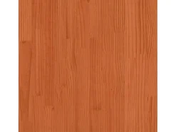Mesa de centro madera maciza de pino marrón cera 80x50x40 cm