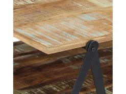 Mesa de centro madera maciza reciclada 115x60x40 cm