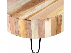 Mesa de centro madera maciza reciclada