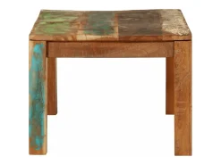 Mesa de centro madera maciza reciclada 100x55x40 cm