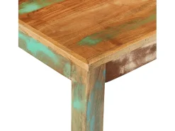 Mesa de centro madera maciza reciclada 100x55x45 cm