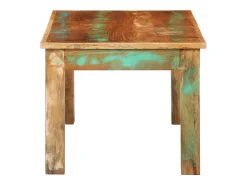 Mesa de centro madera maciza reciclada 100x55x45 cm