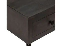 Mesa de centro madera maciza de mango 100x60x35 cm