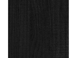 Mesa de centro madera maciza de pino negro 110x50x34 cm