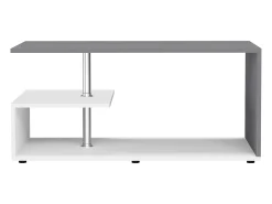 Mesa de centro MalisoM antracita, blanco.
