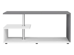 Mesa de centro MalisoM antracita, blanco.