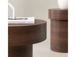 Mesa de centro Malung, mesa auxiliar marrón.