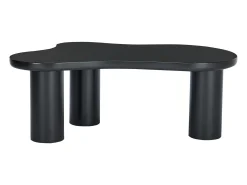 Mesa de centro negra en forma de nube - Madera MDF y PVC