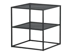 Mesa de centro Netz, mesa auxiliar negra.