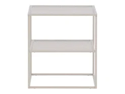 Mesa de centro Netz, mesa auxiliar beige.