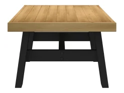 Mesa de centro NOAIN patas en A madera maciza pino 120x60x40 cm
