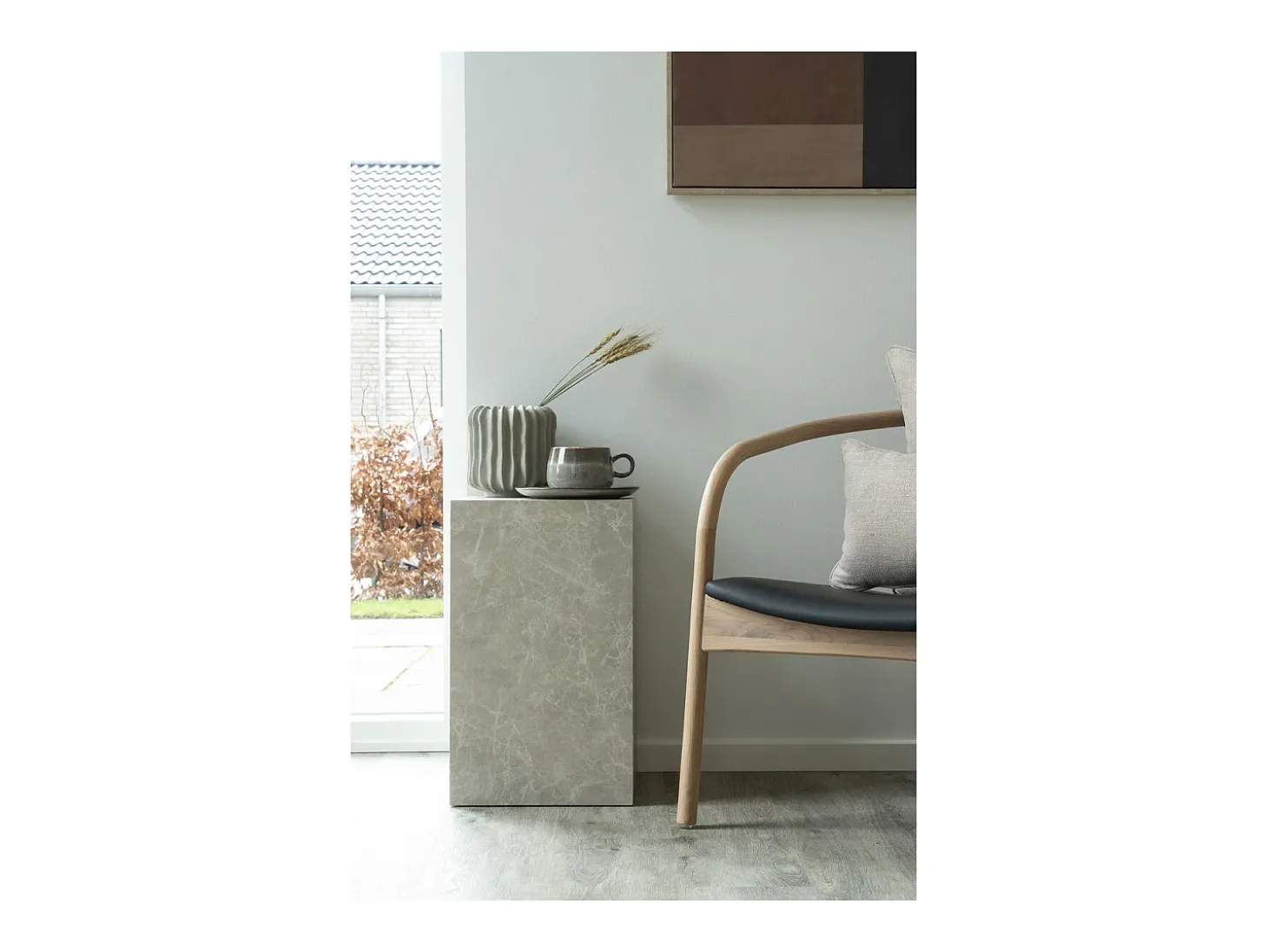 Mesa de Centro Prague, Gris, 30x30x50 cm, Kendra Home